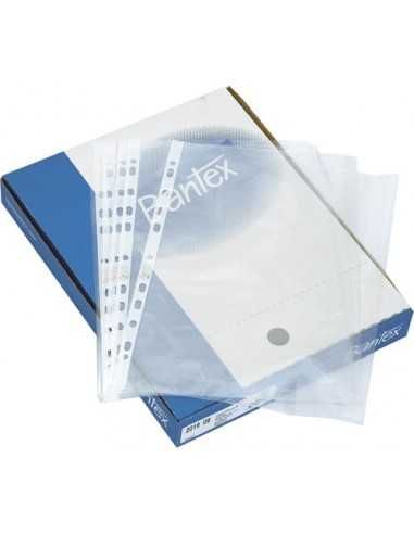 Průhledné děrované kapsy Bantex A4, balení 100 ks