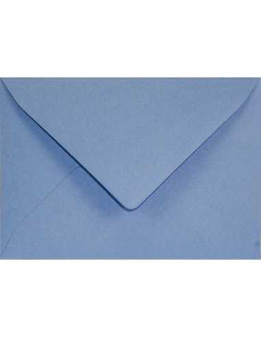 Ozdobná hladká jednobarevné ekologické obálka B6 12,5x17,5 NK Keaykolour Azure modrá 120g