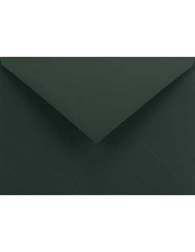 Ozdobná hladká jednobarevné ekologické obálka C6 11,4x16,2 NK Keaykolour Holly tmavě zelená 120g