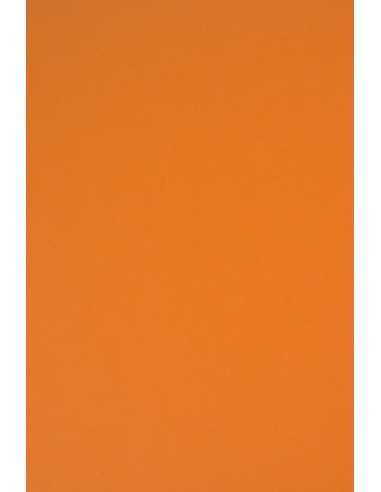 Barevný hladký Dekorační papír Rainbow 230g R24 oranľový pak. 20A4