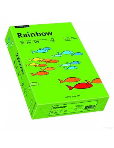 Barevný hladký Dekorační papír Rainbow 80g R78 tmavý zelený pak. 500A4