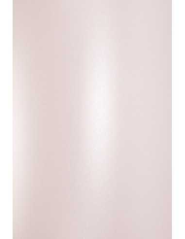 Perleťový metalizovaný dekorativní papír Aster Metallic 120g Candy Pink růľový pak. 10A4