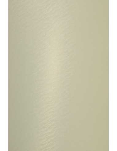 Perleťový metalizovaný dekorativní papír Aster Metallic 250g Gold Ivory Sea vanilkový pak. 10A4