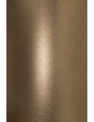 Perleťový metalizovaný dekorativní papír Aster Metallic 250g Club Gold zlatý pak. 10A4