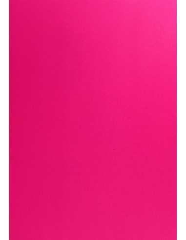 Barevný hladký Dekorační papír Popset Virgin 120g Cosmo Pink tmavý růľový pak. 10A4