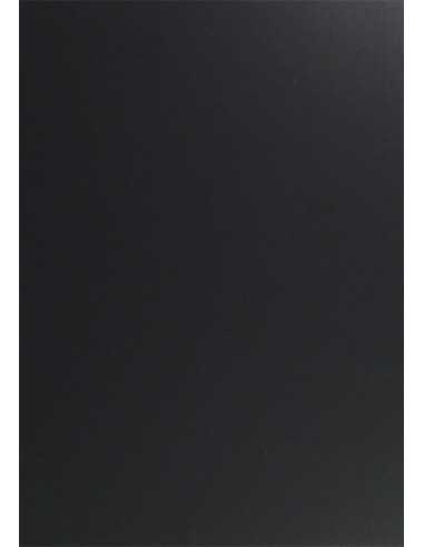Texturovaný barevný dekorativní papír Curious Matter 270g Black Truffle černý pak. 10A4