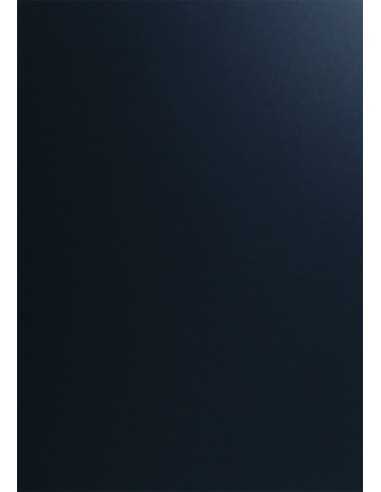 Barevný hladký Dekorační papír Curious Skin 270g Dark Blue tmavý modrý pak. 10A4