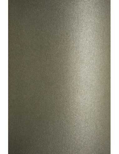 Perleťový metalizovaný dekorativní papír Metallics 300g Ionised ąedý pak. 10A4