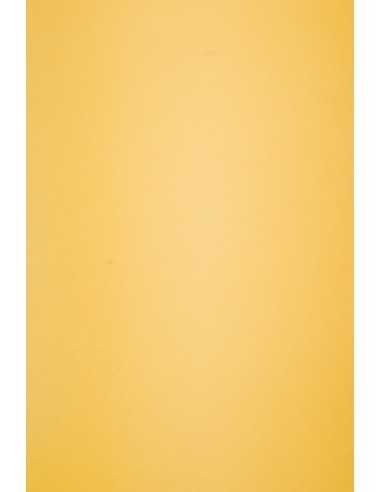 Dekorační barevný hladký ekologický papír Keaykolour 300g Indian Yellow tmavý ľlutá pak. 10A4