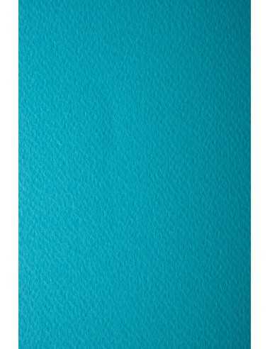 Barevný texturovaný Dekorační papír Prisma 220g Turchese modrý pak. 10A4