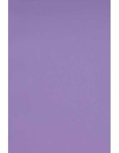 Barevný hladký Dekorační papír Burano 250g Violet B49 fialový pak. 20A4