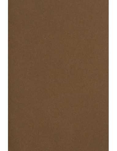Barevný hladký Dekorační papír Burano 250g Tabacco B75 hnědý pak. 20A4