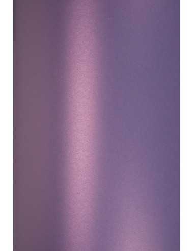 Perleťový metalizovaný dekorativní papír Majestic 250g Satin Violet fialový pak pak. 10A4