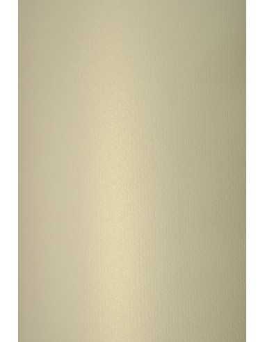 Perleťový metalizovaný dekorativní papír Sirio Pearl 110g Merida Cream ecru pak. 10A4