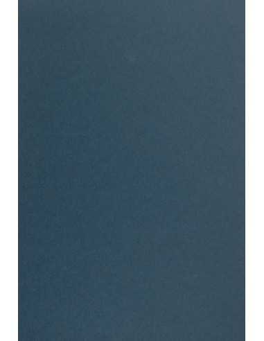 Barevný hladký Dekorační papír Sirio Color 115g Blu tmavý modrý pak. 50A4