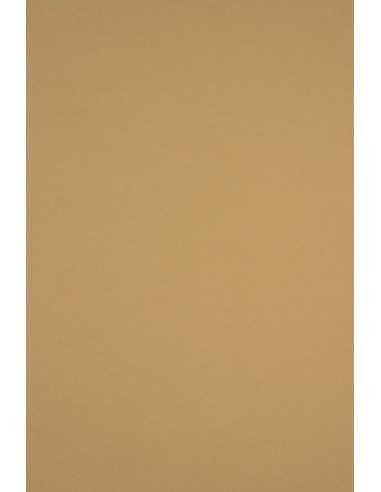 Barevný hladký Dekorační papír Sirio Color 115g Bruno světle hnědý pak. 50A4