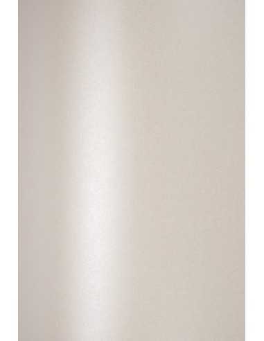 Perleťový metalizovaný dekorativní papír Sirio Pearl 125g Oyster Shell ecru pak. 10A4