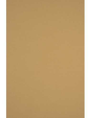 Barevný hladký Dekorační papír Sirio Color 170g Bruno světle hnědý pak. 20A4