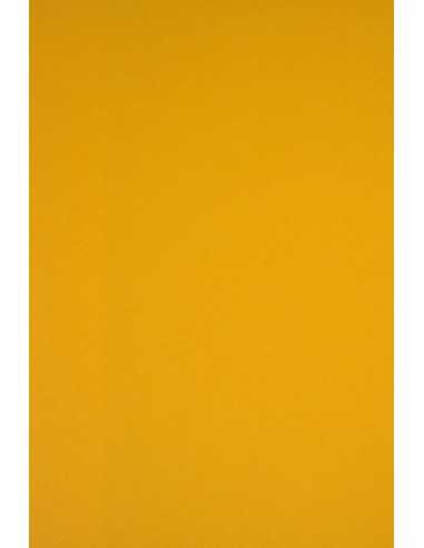 Barevný hladký Dekorační papír Sirio Color 170g Gialloro tmavý ľlutý pak. 20A4