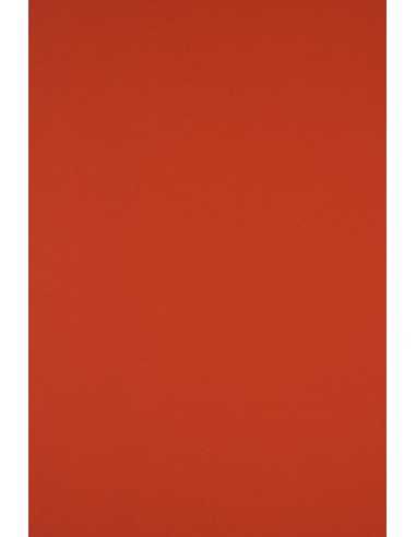Barevný hladký Dekorační papír Sirio Color 170g Vermiglione červený pak. 20A4