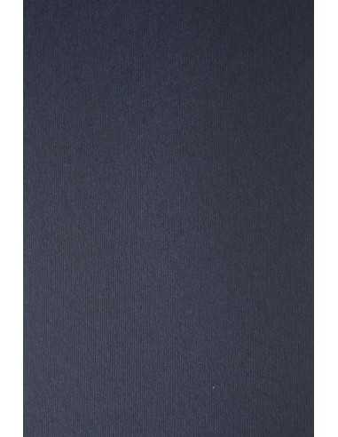 Texturovaný barevný dekorativní pruhovaný papír Nettuno 215g Blue Navy tmavý modrý pak. 10A4
