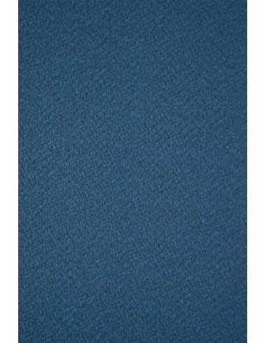 Barevný texturovaný Dekorační papír Tintoretto 250g Ginepro tmavý modrý pak. 10A4
