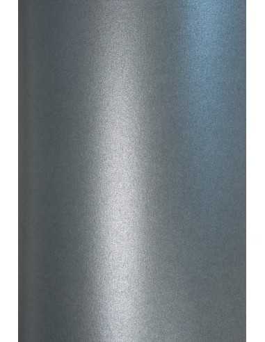Perleťový metalizovaný dekorativní papír Cocktail 290g Dorian Gray tmavý ąedý pak. 10A4