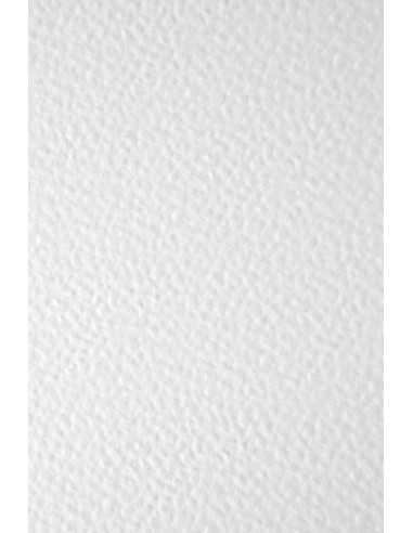 Texturovaný dekorativní papír Elfenbens 246g Hammer bílý pak. 100A4