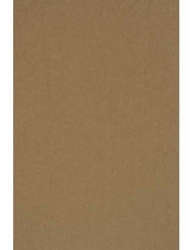 Dekorační hladký ekologický papír Kraft EKO PLUS 340g hnědý pak. 100A4