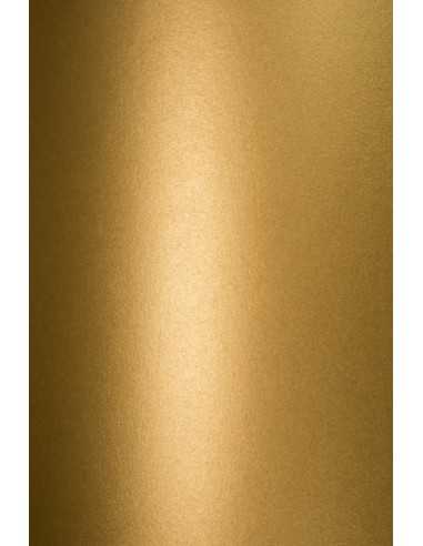 Perleťový metalizovaný dekorativní papír Stardream 285g Antique Gold tmavý zlatý pak. 10A5