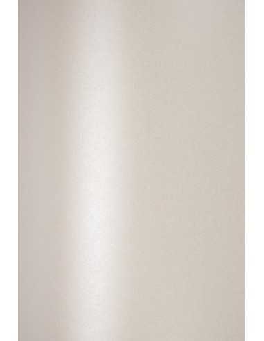 Perleťový metalizovaný dekorativní papír Sirio Pearl 125g Oyster Shell ecru pak. 10A5