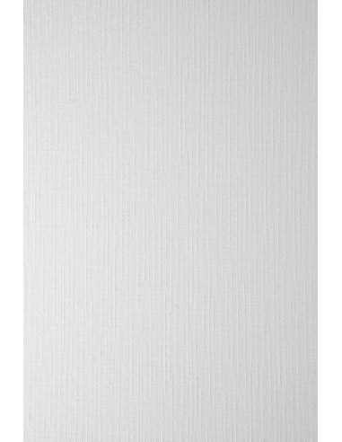 Texturovaný dekorativní papír Elfenbens 185g Mříľka bílý pak. 200A5