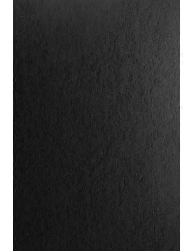 Dekorační hladký ekologický papír EKO Black Kraft 500g černý pak. 20A5