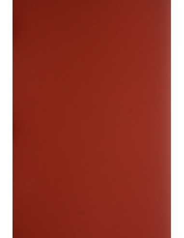 Papier ozdobny gładki kolorowy Plike 330g Bordeaux bordowy 72x102 R50