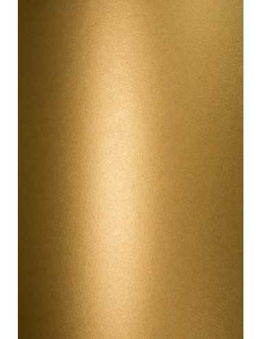 Papier ozdobny metalizowany perłowy Stardream 285g Antique Gold ciemny złoty 72x102