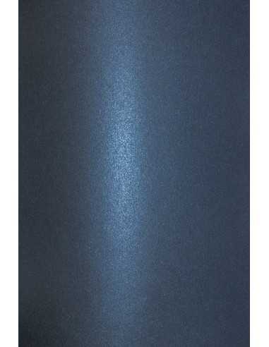 Metalický perleťový papír Aster 120g Queens Blue 70x100 R250