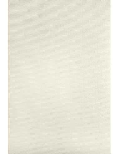 Dekorační papír hladký barevný mramorovaný Aster Laid 120g Ivory 70x100 R200