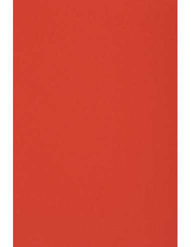 Barevný hladký Dekorační papír Burano 250g B61 Rosso Scarlatto 70x100