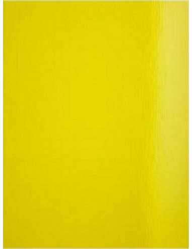 Dekorační papír, barevný, jednostranně lesklý Splendorlux 250g Mimosa 70x100