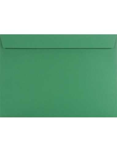 Ozdobná hladká jednobarevné obálka C5 16,2x22,9 HK Design tmavě zelená 120g