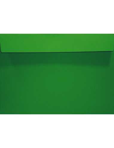 Ozdobná hladká jednobarevné obálka C5 16,2x22,9 HK Design zelená 120g