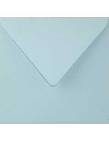 Ozdobná hladká jednobarevné obálka čtvercová K4 15,3x15,3 NK Sirio Color Celeste světle modrá 115g