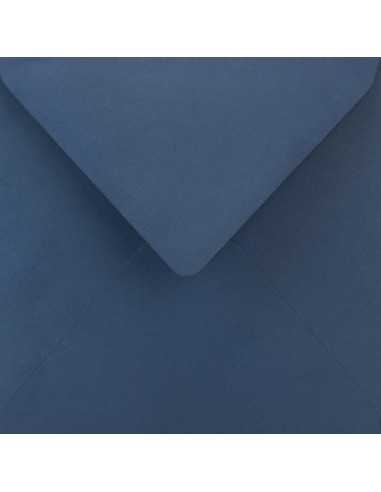 Ozdobná hladká jednobarevné obálka čtvercová K4 15,3x15,3 NK Sirio Color Blu tmavě modrá 115g