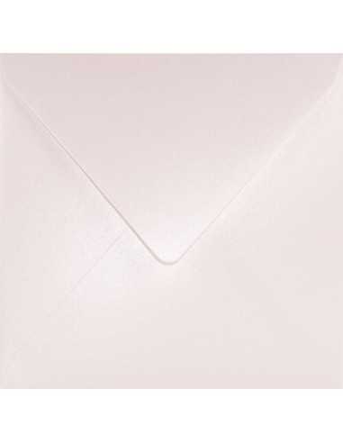 Ozdobná perleťová metalizovaná obálka čtvercová K4 15,5x15,5 NK Aster Metallic Candy Pink růľová 120g