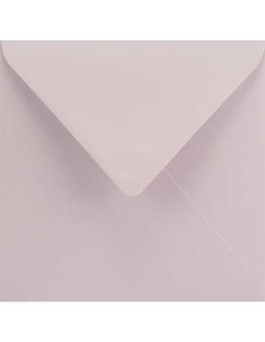 Ozdobná hladká jednobarevné ekologické obálka čtvercová K4 15,3x15,3 NK Keaykolour Pastel Pink světle růľová 120g