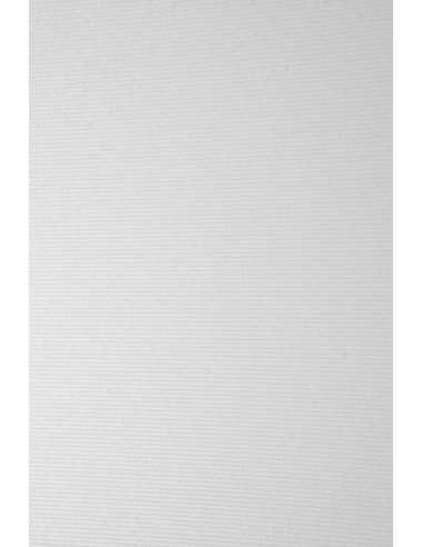 Texturovaný dekorativní papír Elfenbens 246g Ribbed 116 White 61x86