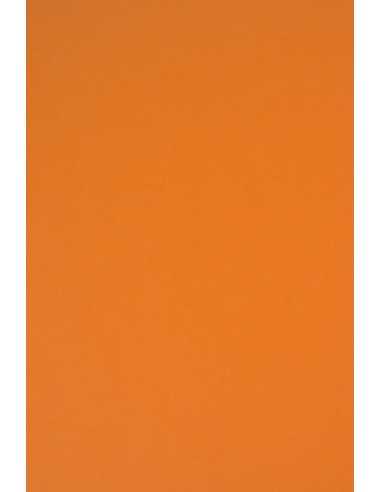 Barevný hladký Dekorační papír Rainbow 230g R24 oranľový pak. 10A3