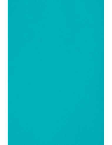 Barevný hladký Dekorační papír Burano 250g Azzurro Reale B55 modrý pak. 10A3