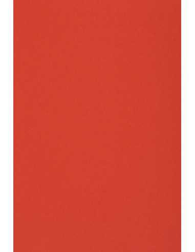 Barevný hladký Dekorační papír Burano 250g Rosso Scarlatto B61 červený pak. 10A3