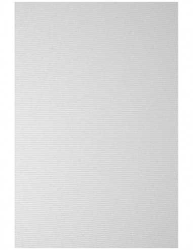 Texturovaný dekorativní papír Elfenbens 246g Prouľek bílý pak. 20A5